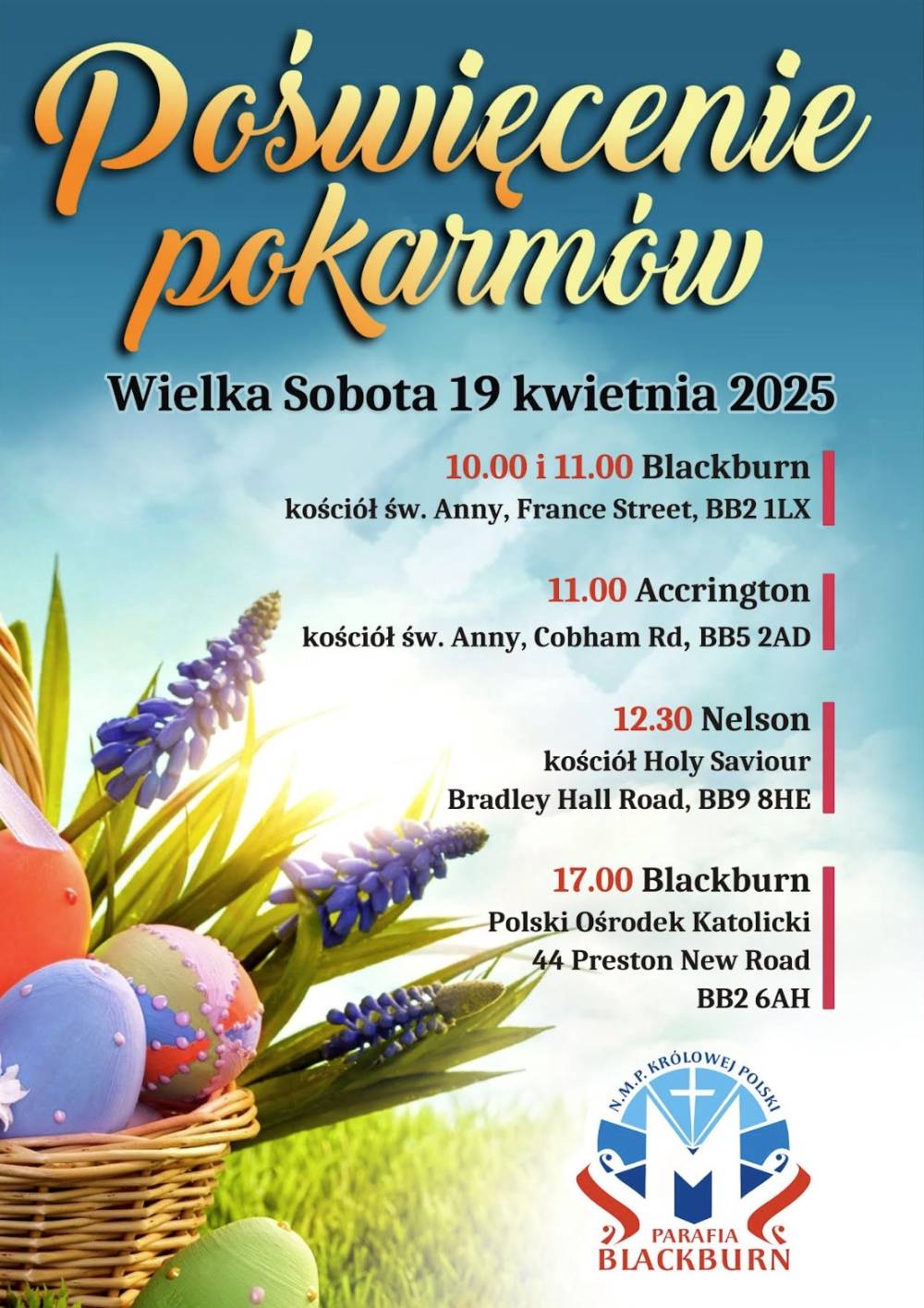 Poświęcenie Pokarmów 2025