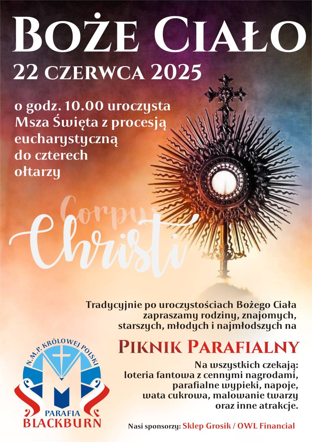 Boże Ciało 2025