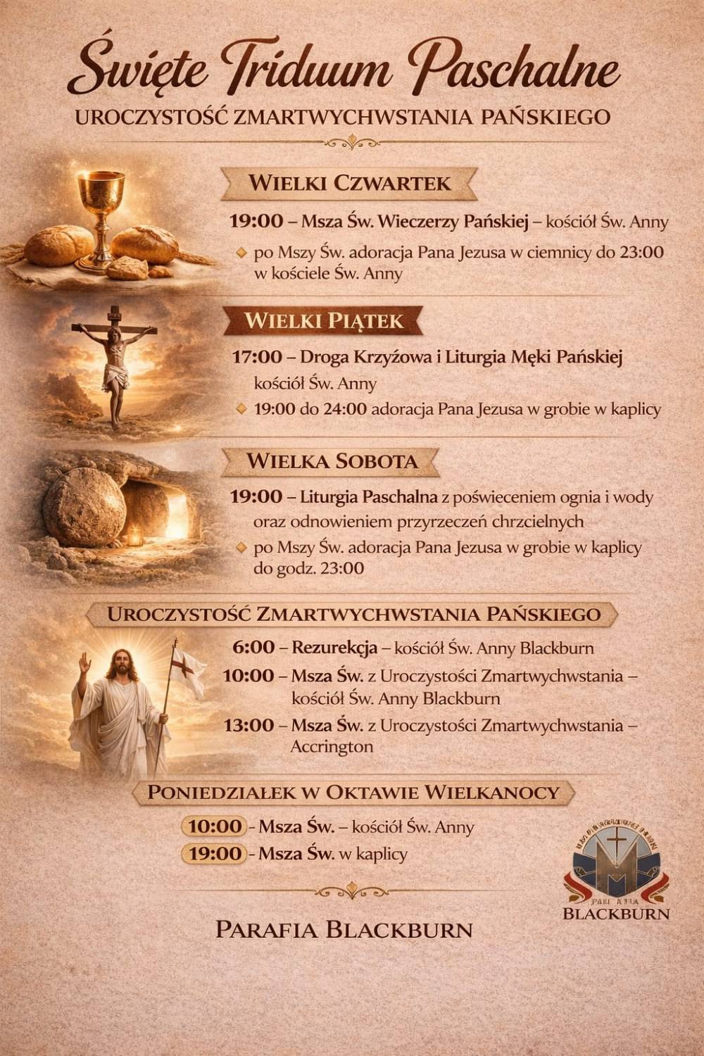 Swiete Triduum Paschalne 2026